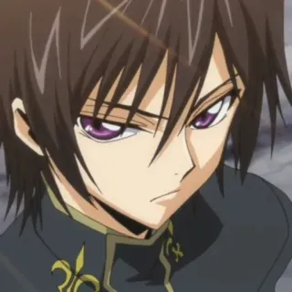 🧩 Lelouch Lamperouge Code Geass аниме, лелуш, код гиас, персонаж telegram sticker