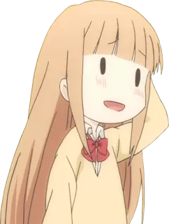 😅 anime, cartoon, girl, cute, manga telegram sticker