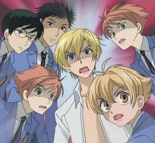 😰 Ouran High School Host Club Anime, Manga, Ouran High School Host Club, Klub Hostów telegram sticker