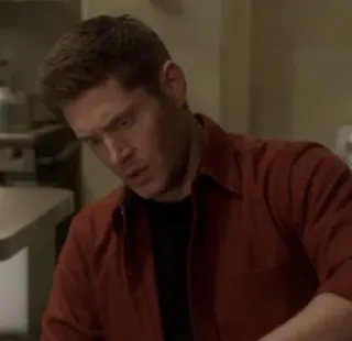 🚉 Dean Winchester Supernatural televisión, cazador de monstruos, sobrenatural, CW, paranormal whatsapp sticker