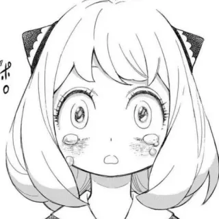 🥁 Anya Forger Spy x Family 动漫, 漫画, 可爱, 表情, 间谍过家家, 阿尼亚·福杰 whatsapp sticker