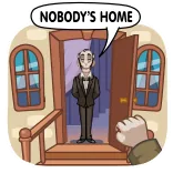 Butler Alfred telegram stickers