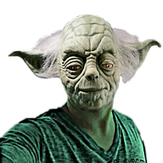 🤢 Yoda yoda, star wars, movie, sticker, character telegram sticker