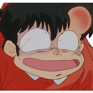🤕 Anime, Dibujos animados, Impactado, Expresión, Divertido whatsapp sticker