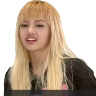 😬 Lisa kpop, selebriti, penyanyi, blackpink, lisa telegram sticker