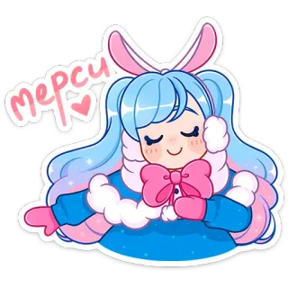 @Premium_Emojis_Telegram | Зимняя Долли whatsapp stickers