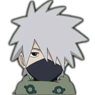😒 Kakashi Naruto 카카시, 나루토, 애니메이션, 만화, 닌자, 캐릭터 telegram sticker