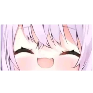 😄 anime, kawaii, cute, eyes, happy, smile telegram sticker