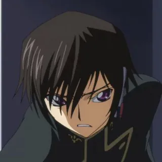 🥀 Lelouch Lamperouge Code Geass Anime, Personaggio, Lelouch, Code Geass, Animazione whatsapp sticker