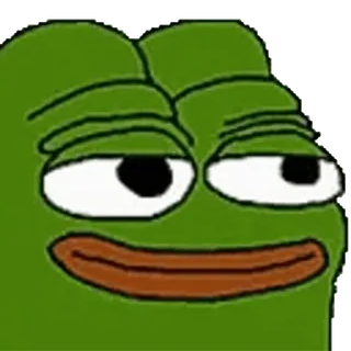 😏 Pepe the Frog Pepe la rana, Meme, Rana, Meme di internet, Compiaciuto telegram sticker