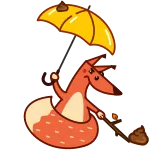 Red Squirrel telegram stickers