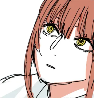😯 Makima Chainsaw Man Anime, Manga, Makima, Chainsaw Man telegram sticker