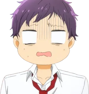 😊 Anime, Mangá, Expressão, Chocado, Assustado telegram sticker