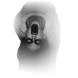 😏 Horreur, Fantôme, Effrayant, Sinistre, Criant, Femme telegram sticker