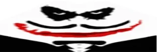 😈 Joker 조커, 악당, DC 코믹스, 배트맨, 광대, 미친, 만화 whatsapp sticker