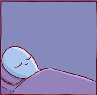 😴 睡眠, 寝る, 夜, 夢, 漫画 telegram sticker