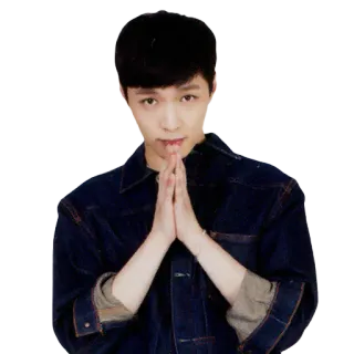 🙏 Lay Zhang Lay Zhang, acteur, chanteur, homme, personne, célébrité whatsapp sticker