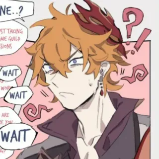 🍂 WAIT Anime, Manga, Cómic, Esperando, Exasperado whatsapp sticker