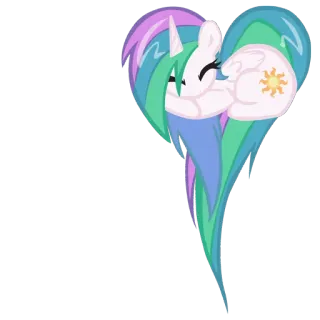 ❤ Princess Celestia My Little Pony Princess Celestia, My Little Pony, Pony, Cuore, Cartoni animati, Amicizia, Magia telegram sticker