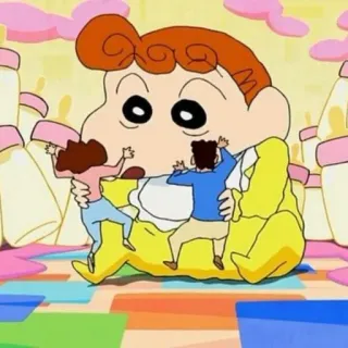 😚 Shin-chan Crayon Shin-chan Dessin animé, Anime, Personnage, Shin-chan, Crayon Shin-chan, Drôle telegram sticker