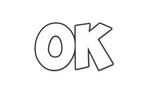 👍 OK okay, agreement, yes, approval, white, expression telegram sticker