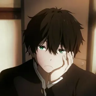 Oreki Houtarou telegram stickers