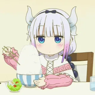 -ҡαɴɴα ҡαмυι♡🍓「 @Kanna_Kamui 」 whatsapp stickers