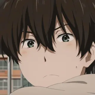 🎲 anime, boy, cartoon, character, portrait, cute, youth telegram sticker