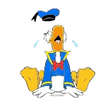 ๐ญ Donald Duck ๋๋ ๋ ๋, ๋งํ, ๋์ฆ๋, ์ธ์, ์ฌํ telegram sticker