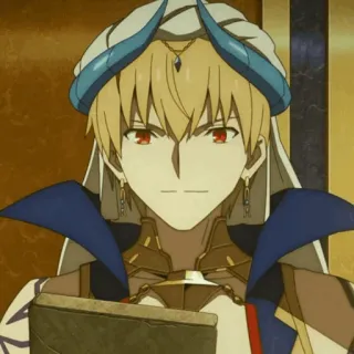 ✨ Gilgamesh Fate/stay night anime, king, blonde, fate, servant telegram sticker