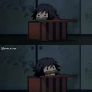😶 Nezuko Kamado Demon Slayer 动漫, 祢豆子, 鬼灭之刃, 可爱, 漫画 whatsapp sticker