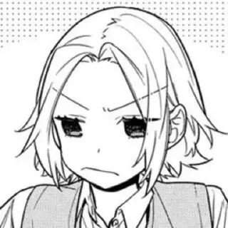🌟 Anime, Manga, Sérieux, Portrait, Émotion telegram sticker