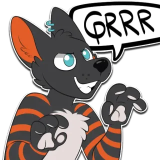 😈 GRRR telegram sticker