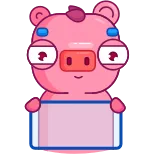 Biggy Piggy telegram stickers