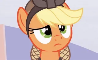 😔 Applejack My Little Pony Cartoon, Pony, Animation, Pferd, Freundschaft, My Little Pony, Applejack telegram sticker