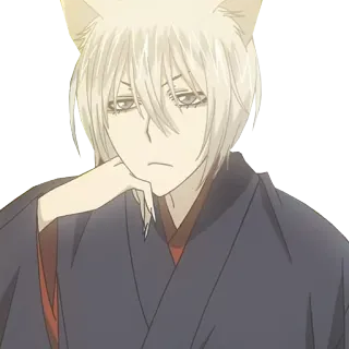 😕 Tomoe Kamisama Kiss Anime, Rubah, Kemonomimi, Bishonen telegram sticker