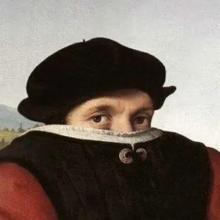 👀 painting, portrait, historical, man, hat, eyes telegram sticker