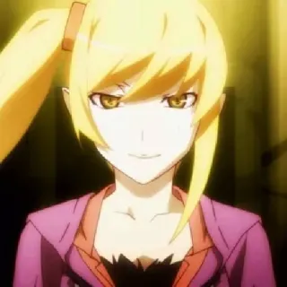 🧿 Shinobu Oshino Monogatari Anime, Vampir, Blond, Monogatari, Shinobu, Oshino telegram sticker