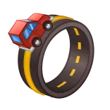 💍 auto, strada, anello, veicolo, viaggio telegram sticker