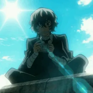 🥀 Dazai Osamu Bungo Stray Dogs アニメ, 包帯, 太宰, 文豪ストレイドッグス telegram sticker