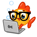 Gold Fish telegram stickers