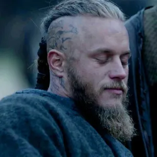 🩸 Ragnar Lothbrok Vikings ラグナル, ヴァイキング, テレビ番組, キャラクター, 歴史, トラヴィス・フィメル telegram sticker