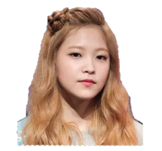 😶 mujer, chica, retrato, persona, femenina, pelo, cara, coreana telegram sticker