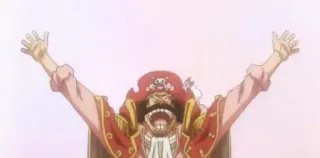 🙂 Gol D. Roger One Piece อนิเมะ, โจรสลัด, ราชา, วันพีซ, โกล ดี. โรเจอร์ telegram sticker