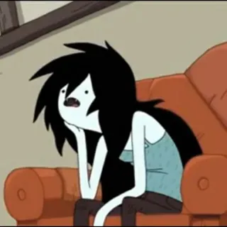 🖤 Marceline Adventure Time Мультфильм, Анимация, Вампир, Марселин, Adventure Time telegram sticker
