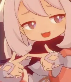 🌚 anime, kreskówka, zadowolony z siebie, postać, śmieszne, słodkie telegram sticker