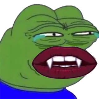 😂 Pepe the Frog Meme, Pepe, Katak, Vampir whatsapp sticker
