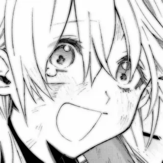 📂 Anime, Manga, Wajah, Ekspresi, Close-up telegram sticker