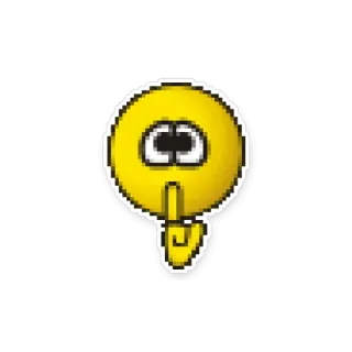 🤫 ngón tay, suỵt, im lặng, yên lặng, cử chỉ telegram sticker