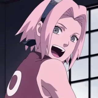 🌸 Sakura Haruno Naruto anime, sakura, naruto, ninja, character telegram sticker